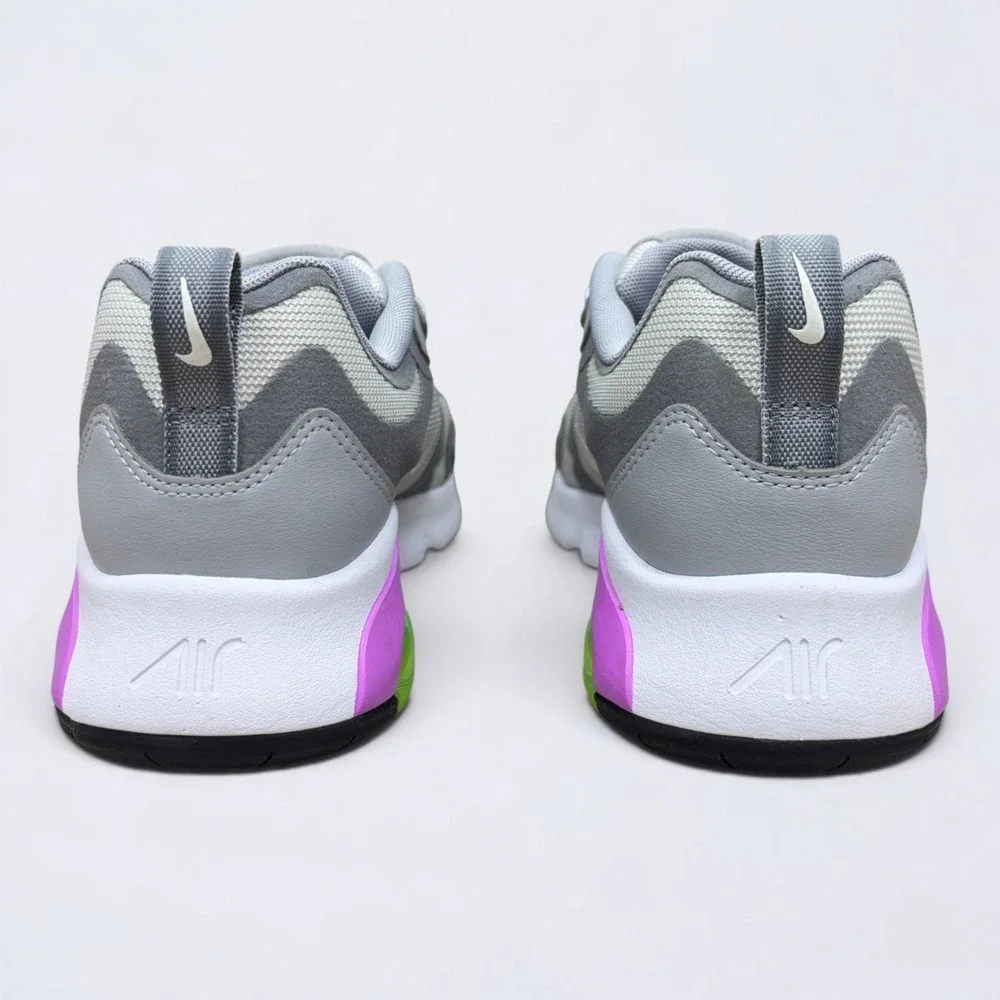 Nike Air Max 200 Pure Platinum Volt Sneakers Women's 10 Grey Lime AT6175-002
